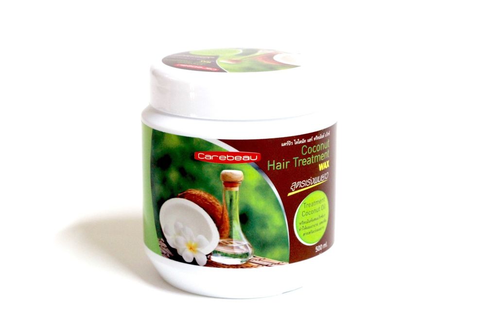 Натуральная кокосовая маска для волос CAREBEAU PALMY 500 мл. Таиланд CAREBEAU coconut hair treatment wax 500 ml. Thailand